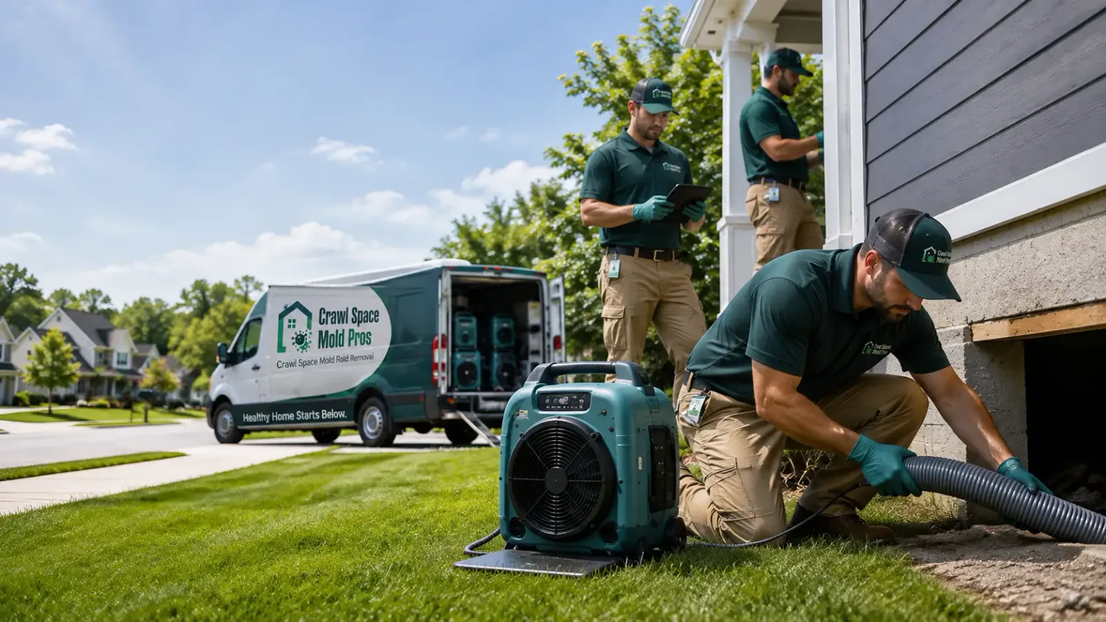 Crawl Space Mold Removal in Richland, IA